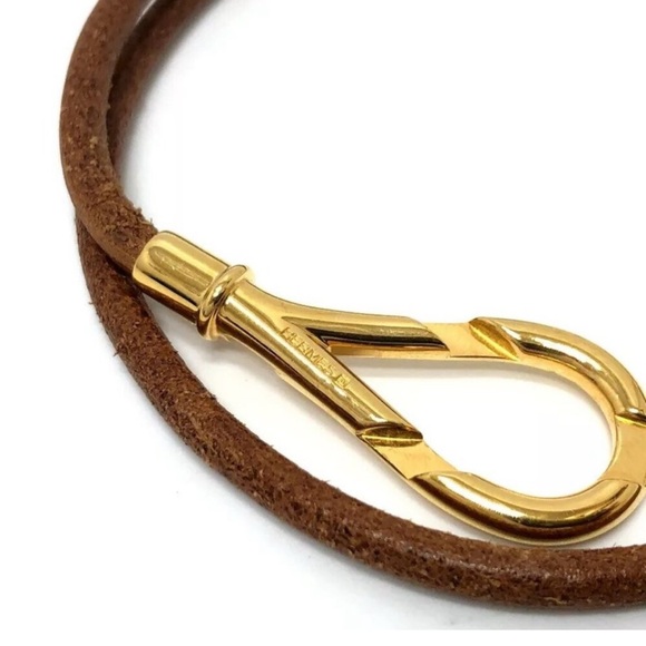 Hermes leather Ata-me necklace - Picture 6 of 12
